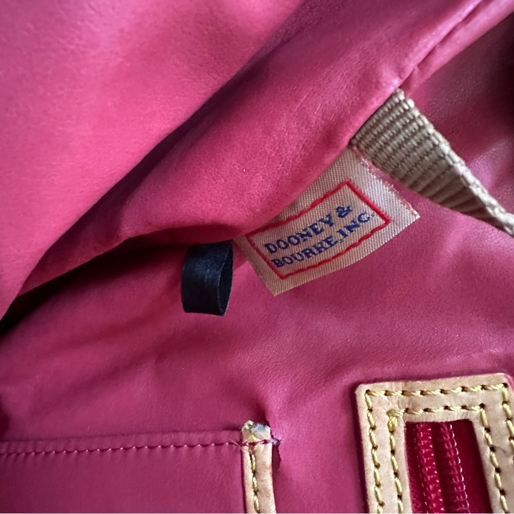 Dooney & Bourke • Brown Leather Tote Bag - Picture 12 of 14